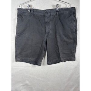 J.Crew Stanton Charcoal  Gray Cotton Twill Chino Shortst Straight Fit Size 38n